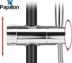 Merkloos Universeel Glijstuk - Chroom - 25 Mm - Handdouchehouder - Papillon -Badkamer Producten Winkel 1200x1050 2