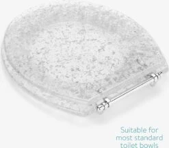 Navaris Toiletbril Met Glitter Design - Transparante Wc-bril 42 X 36 X 4,5 Cm - Makkelijk Te Bevestigen 12 Navaris Toiletbril Met Glitter Design - Transparante Wc-bril 42 X 36 X 4,5 Cm - Makkelijk Te Bevestigen -Badkamer Producten Winkel 1200x1051 2