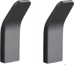 Ragnal® Zelfklevende Handdoekhaakjes RVS– Handdoekhouder- Handdoekhaak - Set Van 2 - Zwarte Handdoekhaken – Wandhaken - Waterbestendig - Handdoekhaakjes - Ophanghaken - Handdoekhaken - 3M Plakstrip - Zwarte Handdoekhaakjes - Mat Zwart -Badkamer Producten Winkel 1200x1063 3