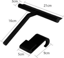 Merkloos Douchewisser Zwart Met Ophangsysteem Luxe –Trekker Douche - Siliconen 17 Merkloos Douchewisser Zwart Met Ophangsysteem Luxe –Trekker Douche - Siliconen -Badkamer Producten Winkel 1200x1089 5