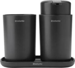 Brabantia ReNew Badkameraccessoires Set - 3-delig - Dark Grey -Badkamer Producten Winkel 1200x1090 5