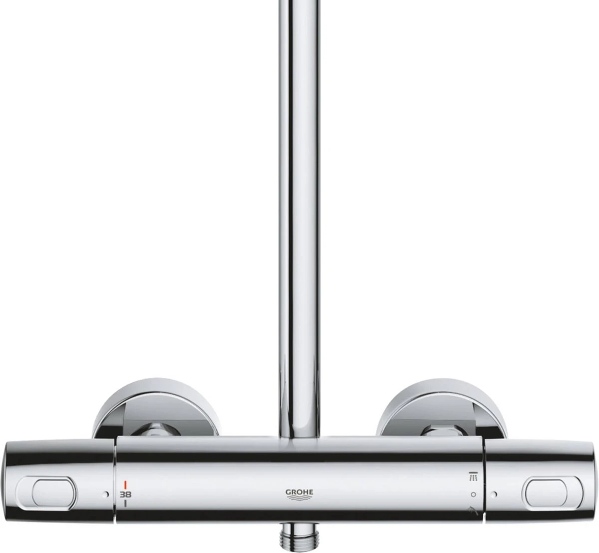 GROHE QuickFix Vitalio Joy 310 Regendouche - CoolTouch - Met Planchet - ø 31 Cm - Chroom 20 GROHE QuickFix Vitalio Joy 310 Regendouche - CoolTouch - Met Planchet - ø 31 Cm - Chroom - Afbeelding 18