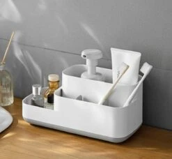 Tandenborstelhouder Badkamer – Elektrische Tandenborstel Houder - Tandenborstel - Make Up Organizer - Desk Organizer - Bureau Organizer - Opbergbox - Wit -Badkamer Producten Winkel 1200x1108 10