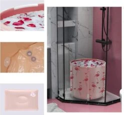 Opzetbaar Bad - 1 Persoons Balkonbad - Bad/ Tub Met Afvoerslang - Opzet Bad - 70x70cm - Ijsbad / Ijschallenge -Badkamer Producten Winkel 1200x1112