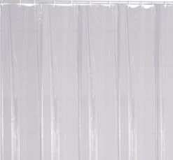 3BMT Douchegordijn Met Ringen - Transparant - 180 X 200 Cm -Badkamer Producten Winkel 1200x1113