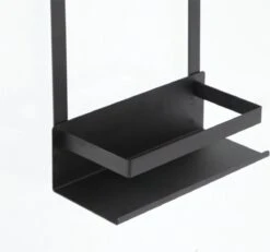 VDN Stainless Doucherek Zonder Boren - Doucherek Hangend - Doucherek Zwart - RVS - Doucherek Aan Douchewand - 2 Laags -Badkamer Producten Winkel 1200x1120 9