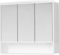 Jokey Lymo Spiegelkast Met 3 Deuren 58x49.5x14.5cm Wit -Badkamer Producten Winkel 1200x1122 4