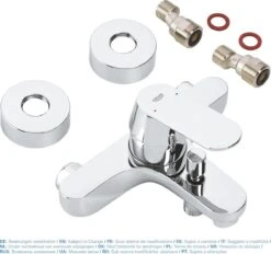 GROHE Eurosmart Cosmopolitan Badkraan - 15 Cm - Chroom -32831000 -Badkamer Producten Winkel 1200x1128 3