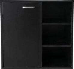 Wastafel Onderkast - Badkamermeubel - Zwart