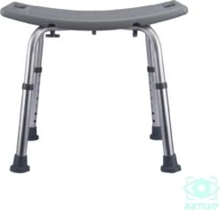 Ketchy Douchekruk - In Hoogte Verstelbaar - Douchekrukje - Roestvrij - 130kg Draagkracht - Comfortabel Zitkussen -Badkamer Producten Winkel 1200x1143 8