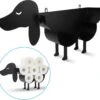 Sanics Reserverolhouder Vrijstaand - Hangend - Wandhouder - Hond - Zwart - Dier -Badkamer Producten Winkel 1200x1144 11