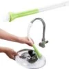 Merkloos Verlengborstel Voor Kraan - Buigbaar Met Schoonmaakborstel - Siliconen - Groen - 2 Stuks -Badkamer Producten Winkel 1200x1152 8