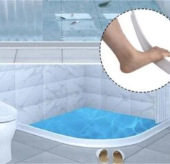 Waterkering Douche - Dorpel - Water Stopper - Dorpelstrip - Water Barrière Strip - Douche Dorpel - Anti Overstromend Water - 1 Meter -Badkamer Producten Winkel 1200x1157 4