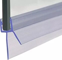 Minismus Douchedeurafdichting Met Waterkering (2 Strips Van 1 Meter, Makkelijk Inkortbaar) - Waterstopper Geschikt Voor Glas Van 6 Tot 8 Mm - Douchedorpel - Lekstrip Voor Horizontale Bevestiging -Badkamer Producten Winkel 1200x1158