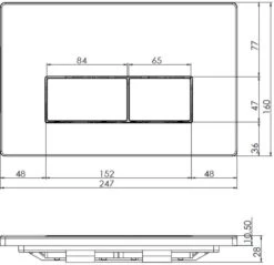 Saqu Wiru 2.0 Bedieningspaneel T.b.v. Saqu Wiru 2.0 Inbouwreservoir Mat Zwart -Badkamer Producten Winkel 1200x1161 14