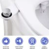 Bidet Handdouche Toilet Sproeier Shattaf Sprayer WC Papier Besparend - Dubbel Spray Koud Water - Badkamer Accessoires - Freshole® -Badkamer Producten Winkel 1200x1164 10