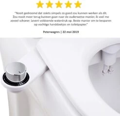 Bidet Handdouche Toilet Sproeier Shattaf Sprayer WC Papier Besparend - Dubbel Spray Koud Water - Badkamer Accessoires - Freshole® -Badkamer Producten Winkel 1200x1167 13