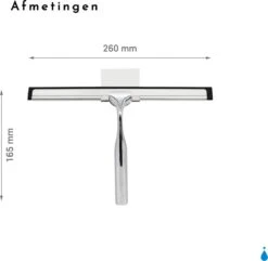 Douchewisser Met Ophanghaak En 2 Extra Strips - Raamwisser Voor Douche - Raamtrekker Chroom -Badkamer Producten Winkel 1200x1169 6