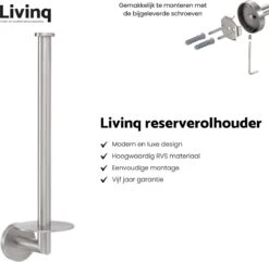 Toiletaccessoireset RVS 4-delig - Luxe Toilet Set - Toiletborstel Met Houder - Toiletrolhouder Met Klep - Reserverolhouder - Handdoekhaak - Zilver - Toiletset 12 Toiletaccessoireset RVS 4-delig - Luxe Toilet Set - Toiletborstel Met Houder - Toiletrolhouder Met Klep - Reserverolhouder - Handdoekhaak - Zilver - Toiletset -Badkamer Producten Winkel 1200x1172 6