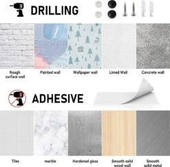 BOTC Toiletrolhouder Met Handdoekhaakjes - Toiletrolhouder - Toiletrolhouder - Zelfklevend / Boren / Zonder Boren - RVS - Zwart -Badkamer Producten Winkel 1200x1182 6