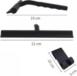 Minismus Douchewisser Zwart Met Ophanghaak - Raamwisser - Trekker Douche - Douchewissers - Raamtrekker - Douchetrekker -Badkamer Producten Winkel 1200x1183 7