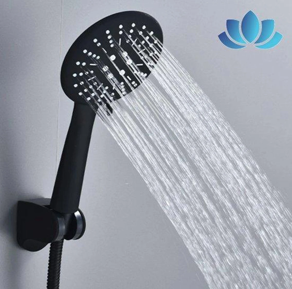 Eagle Doucheslang - Zwart - 150 Cm - Standaardaansluiting 5 Eagle Doucheslang - Zwart - 150 Cm - Standaardaansluiting - Afbeelding 3