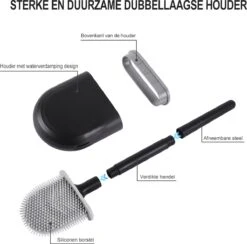 WC Borstel – Siliconen – Zwart – WC Borstel Met Houder – Vrijstaand – Hangend – WC Borstel En Houder – WC Borstel Zwart 22 WC Borstel – Siliconen – Zwart – WC Borstel Met Houder – Vrijstaand – Hangend – WC Borstel En Houder – WC Borstel Zwart -Badkamer Producten Winkel 1200x1187 8