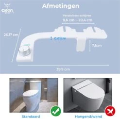 Clean Bum® Elegance Plus Bidet WC- Dubbele Sproeikop - Easy Fit Systeem -Badkamer Producten Winkel 1200x1188 8