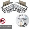 HouseLife™ Doucherek Zonder Boren - Zwart - Zelfklevend - Douchemand - Badkamer Doucherek – 30 Cm - Incl. 2 Sterke Muurstickers -Badkamer Producten Winkel 1200x1190 12