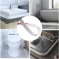 Waterkering Douche - Dorpel - Water Stopper - Dorpelstrip - Water Barrière Strip - Douche Dorpel - Anti Overstromend Water - 1 Meter -Badkamer Producten Winkel 1200x1191 3