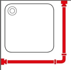 Sealskin Umbrella Douchegordijnstangset - Chroom -Badkamer Producten Winkel 1200x1192 1