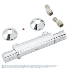 GROHE Grohtherm 800 Thermostatische Waterbesparende Douchekraan - EcoJoy® - 15 Cm - Met Koppelingen - Chroom -Badkamer Producten Winkel 1200x1192 5