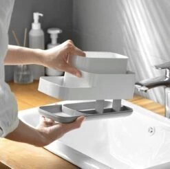 Tandenborstelhouder Badkamer – Elektrische Tandenborstel Houder - Tandenborstel - Make Up Organizer - Desk Organizer - Bureau Organizer - Opbergbox - Wit -Badkamer Producten Winkel 1200x1193 21