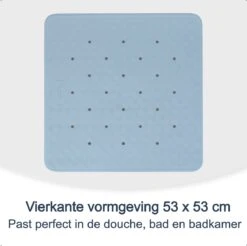 Douchemat Antislip Blauw - 53 X 53 Cm - Antislipmat Douche - Badmat 10 Douchemat Antislip Blauw - 53 X 53 Cm - Antislipmat Douche - Badmat -Badkamer Producten Winkel 1200x1195 15