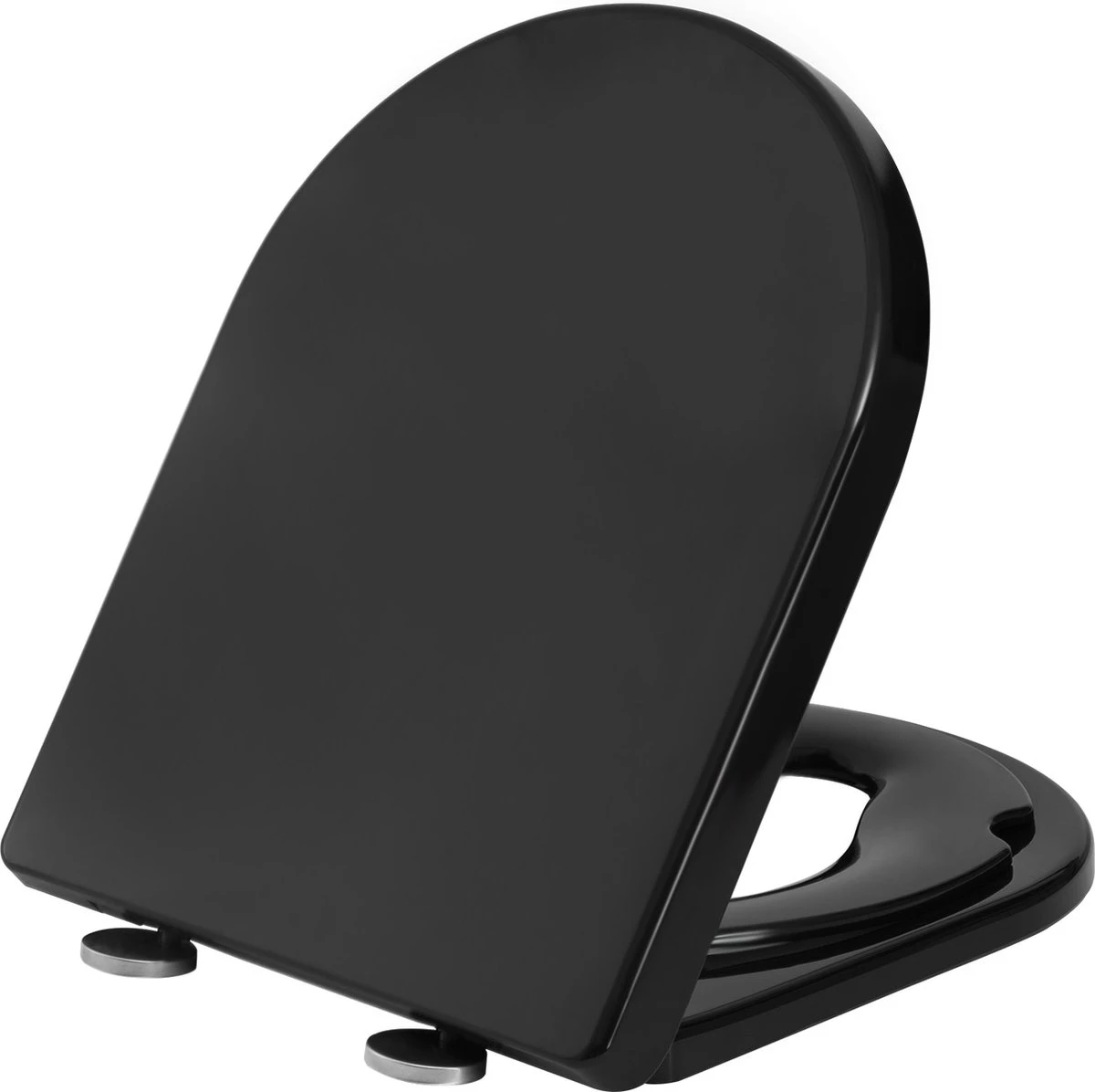 Kamyra® Antibacteriële Toiletbril Met Verkleiner & Softclose - Voor Volwassenen/Kinderen - Toiletbrillen, WC Bril, Brillen, Toiletzitting - D-Vorm - 45.4x36.1 Cm - Zwart 12 Kamyra® Antibacteriële Toiletbril Met Verkleiner & Softclose - Voor Volwassenen/Kinderen - Toiletbrillen, WC Bril, Brillen, Toiletzitting - D-Vorm - 45.4x36.1 Cm - Zwart - Afbeelding 10