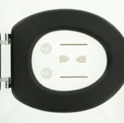 Tiger Leatherlook - Toiletbril - WC Bril - MDF - Zwart -Badkamer Producten Winkel 1200x1196 9