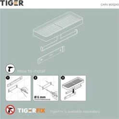Tiger Carv - Toiletrolhouder Met Planchet - Zwart -Badkamer Producten Winkel 1200x1197 15
