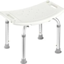 Life&Home Douchekruk - 6 Hoogtes - Douchestoel - Handgrepen - Max 130 Kg - Douchekophouder