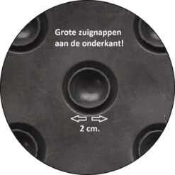 Papillon Antislip Badmat - 136 Zuignappen - Rubber - 70x40 – Antraciet -Badkamer Producten Winkel 1200x1198 31