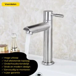 Stylumo Toiletkraan Chroom – Fonteinkraan RVS – Koudwaterkraan – WC Kraan – Alleen Koud Water -Badkamer Producten Winkel 1200x1198 36