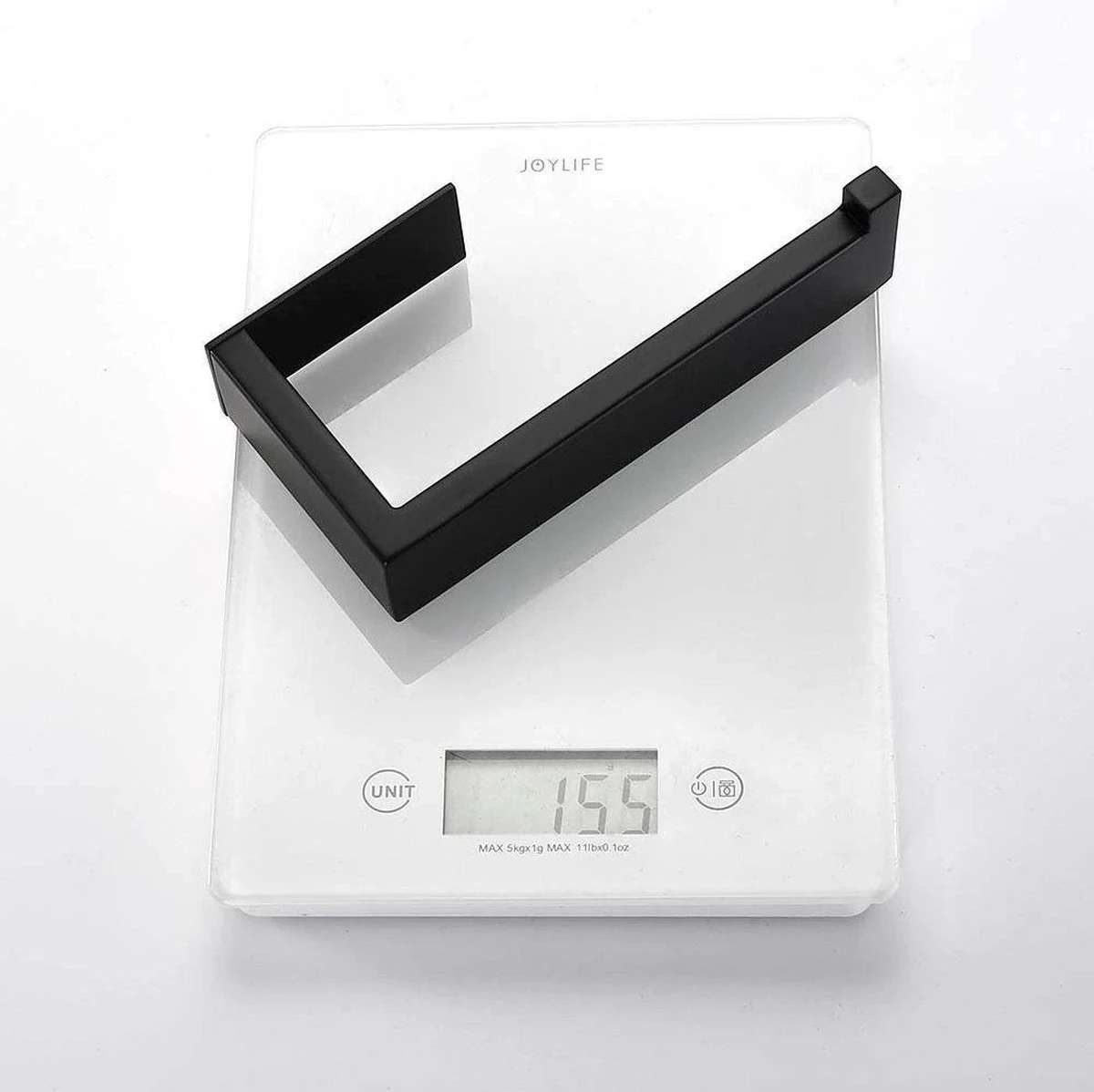 DesignX 3M™ Toiletrolhouder Zonder Boren Zwart Zelfklevend - WC Rolhouder - Matte - Papier - Houder - Incl. 3M Plakstrip 8 DesignX 3M™ Toiletrolhouder Zonder Boren Zwart Zelfklevend - WC Rolhouder - Matte - Papier - Houder - Incl. 3M Plakstrip - Afbeelding 6