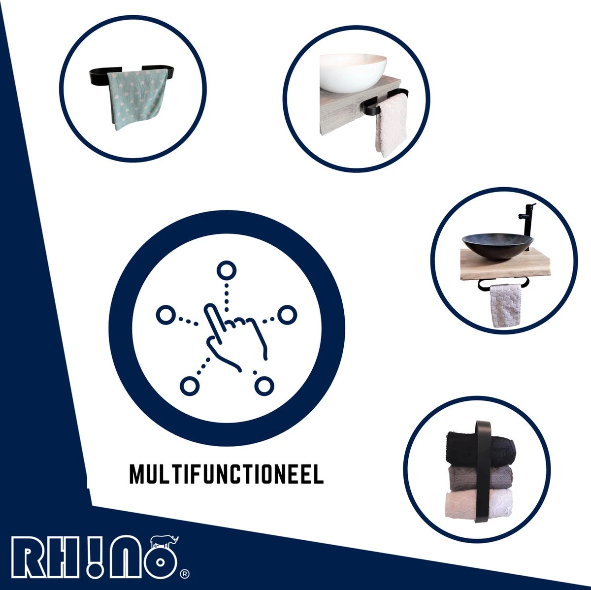 Rh!no Handdoekrek 25 Cm Zonder Boren | Handdoekhouder | Handdoekrek Zwart | Vaatdoekhouder | Handdoek Stang | Zelfklevend | Ophangen Zonder Boren | Doucherek | Handdoekrek Badkamer | Gastendoekhouder | Handdoekhouders | Badkameraccesoires 5 Rh!no Handdoekrek 25 Cm Zonder Boren | Handdoekhouder | Handdoekrek Zwart | Vaatdoekhouder | Handdoek Stang | Zelfklevend | Ophangen Zonder Boren | Doucherek | Handdoekrek Badkamer | Gastendoekhouder | Handdoekhouders | Badkameraccesoires - Afbeelding 3