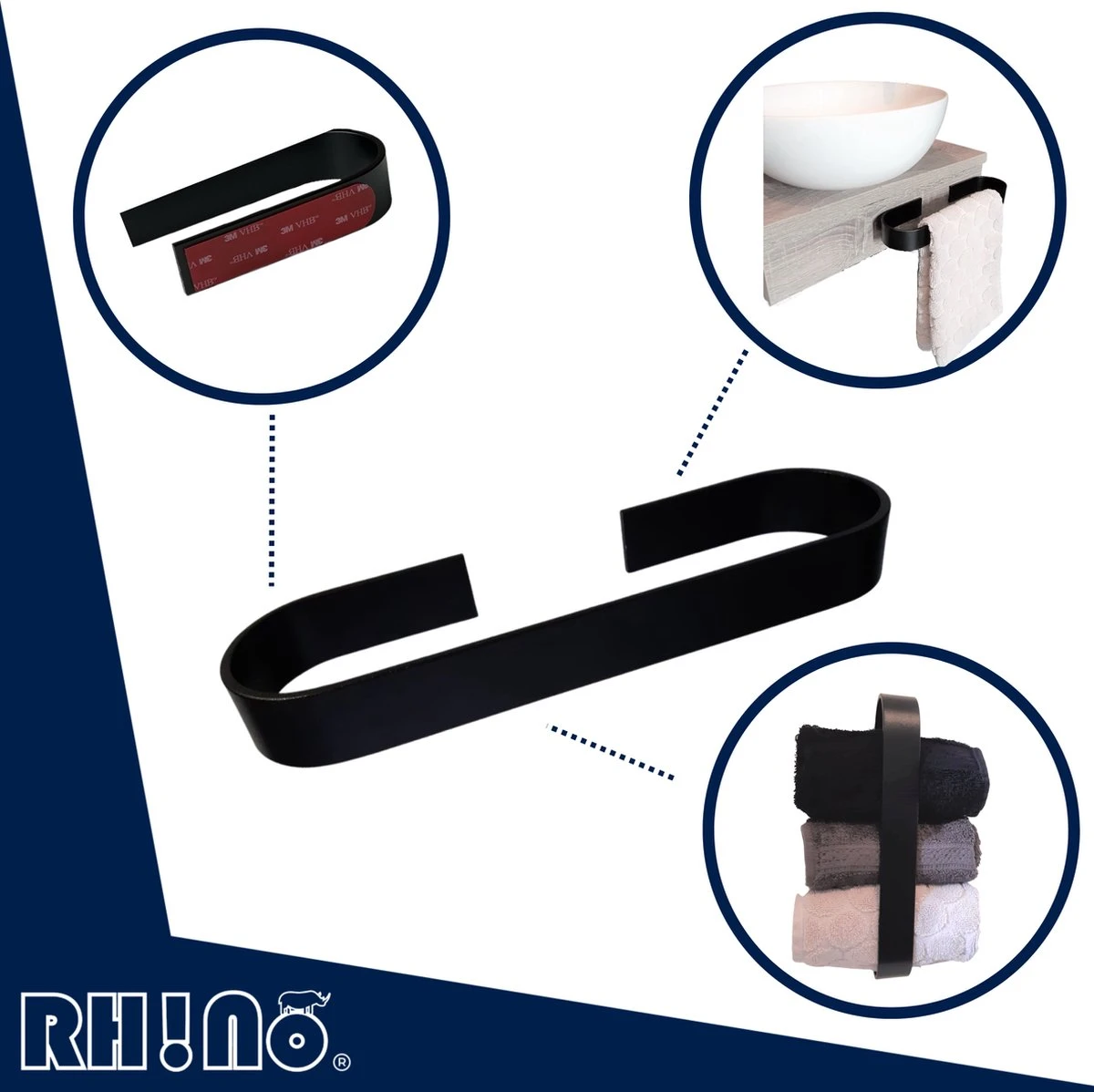 Rh!no Handdoekrek 25 Cm Zonder Boren | Handdoekhouder | Handdoekrek Zwart | Vaatdoekhouder | Handdoek Stang | Zelfklevend | Ophangen Zonder Boren | Doucherek | Handdoekrek Badkamer | Gastendoekhouder | Handdoekhouders | Badkameraccesoires 12 Rh!no Handdoekrek 25 Cm Zonder Boren | Handdoekhouder | Handdoekrek Zwart | Vaatdoekhouder | Handdoek Stang | Zelfklevend | Ophangen Zonder Boren | Doucherek | Handdoekrek Badkamer | Gastendoekhouder | Handdoekhouders | Badkameraccesoires - Afbeelding 10