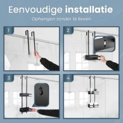 Rohzzi Doucherek Zonder Boren - 30 Dagen Uitproberen - Doucherek Hangend - Badkamer Accessoires - RVS - 2 Laags 19 Rohzzi Doucherek Zonder Boren - 30 Dagen Uitproberen - Doucherek Hangend - Badkamer Accessoires - RVS - 2 Laags -Badkamer Producten Winkel 1200x1199 19