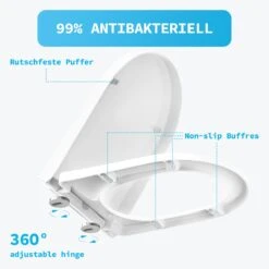 Blazelife Wc Bril - Wc Bril Softclose Van Duurzaam Ureumformaldehyde - Lonely Day - Toiletdeksel Universeel - Afneembaar - Antibacterieel - D-vorm -Badkamer Producten Winkel 1200x1199 9