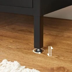 Songmics Opslagkabinet, Dubbel-deurs Vloerkast Met Magnetische Sluiting, Verstelbare Plank, Stalen Frame, Industriële Stijl, Ruimtebesparend, Rustiek Bruin En Zwart LSC102B01 -Badkamer Producten Winkel 1200x1200 1032