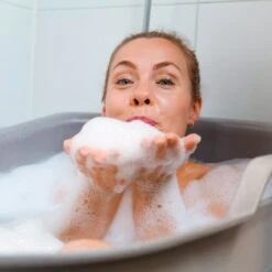 Zitbad Voor Volwassenen – 200L – Bath Bucket – Met Bruisballen – Grijs -Badkamer Producten Winkel 1200x1200 11