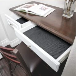 SWILIX ® Antislipmat Voor Kasten En Lades, Douchemat - Badkamermat - Badmat, Dienblad, Vloer - 4 Meter Rol - Anti Slip Mat - 400 X 30 Cm - Zwart -Badkamer Producten Winkel 1200x1200 1199