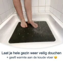 Douchemat Antislip Grijs - 53 X 53 Cm - Antislipmat Douche - Badmat -Badkamer Producten Winkel 1200x1200 1202