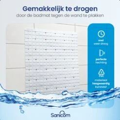 Merkloos Douchemat - Antislip Mat - Antislipmat Douche - Badmat - Schimmelbestendig - Met Zuignappen - Wasbaar - Wit 15 Merkloos Douchemat - Antislip Mat - Antislipmat Douche - Badmat - Schimmelbestendig - Met Zuignappen - Wasbaar - Wit -Badkamer Producten Winkel 1200x1200 1221